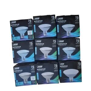 75 watt LED Light Bulbs (9 bulbs) flood light